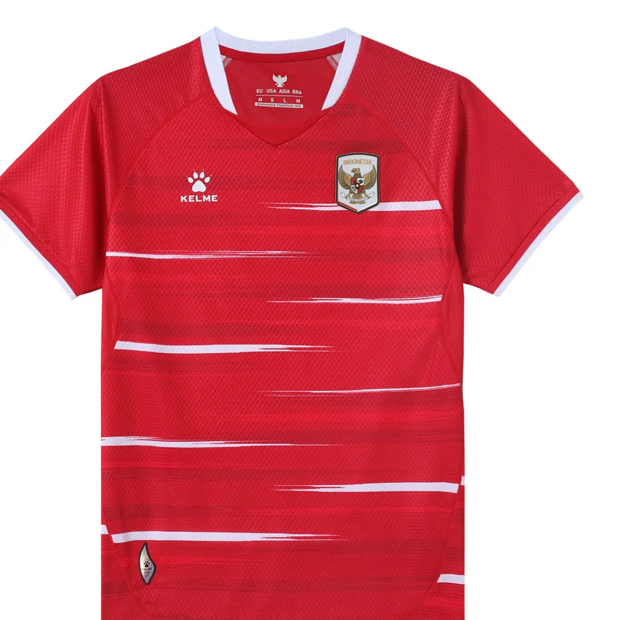 Detail jersey home Timnas Indonesia 2026